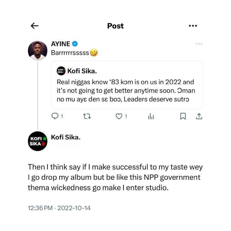 Kofi Sika social post